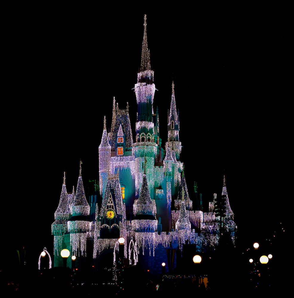 Cinderella's Castle At Night